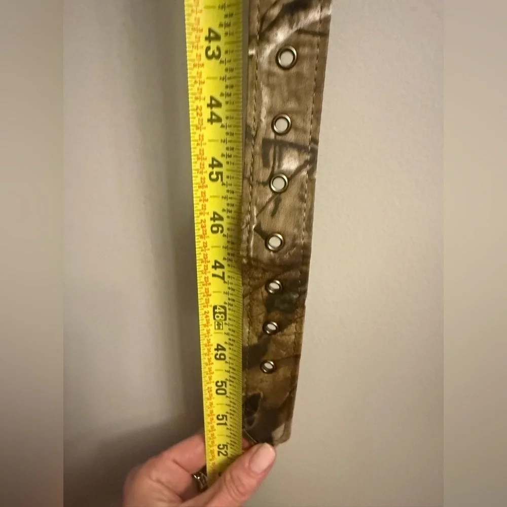 Realtree Camo Belt – Genuine Leather Back – Approx. 52” Long